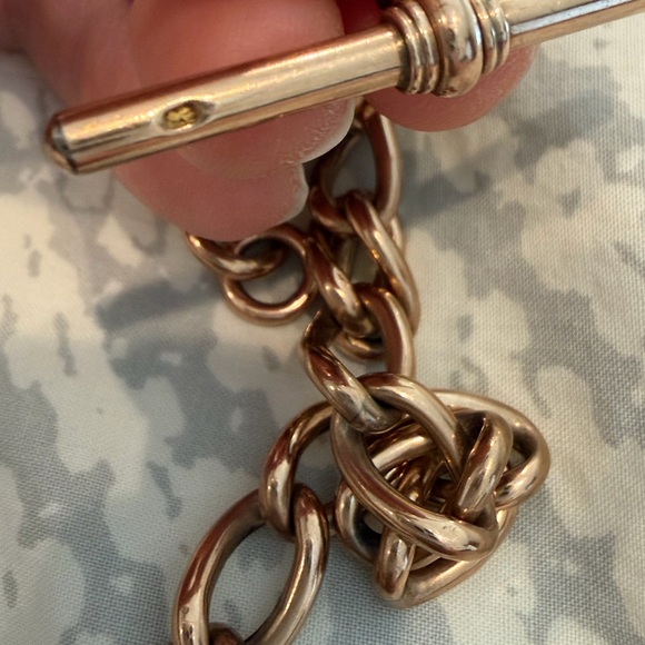 Antique 9ct Rose Gold Albert Watch Chain – Fully Hallmarked – 26g – 15.25” - Picture 4 of 8